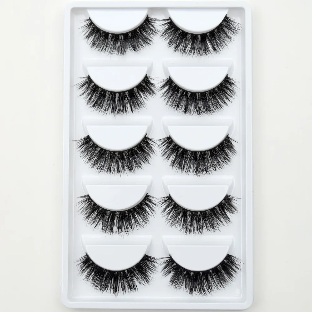 5 Pairs/Pack Mink Eyelashes Hand Made False Eyelashes Thick Messy False Lashes Fur Friendly Styles Mink Lashes for Makeup
5 Pairs/Pack Mink Eyelashes Hand Made False Eyelashes Thick Messy False Lashes Fur Friendly Styles Mink Lashes for Makeup