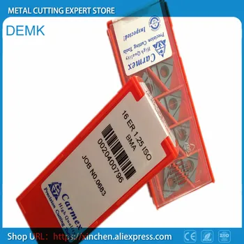 Knife 16ER 1.25ISO BMA thread cutting external turning tool CNC carbide cutting blade SER turret for Carmel 10PCS
Knife 16ER 1.25ISO BMA thread cutting external turning tool CNC carbide cutting blade SER turret for Carmel 10PCS