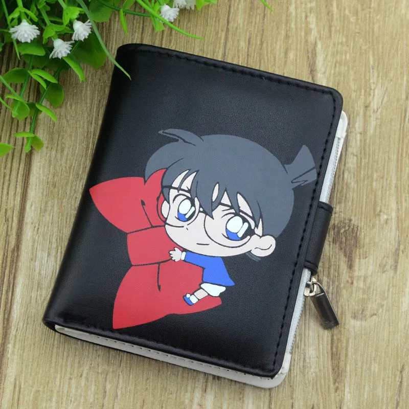 Detective Conan Anime Short Coin Purse Men Women Card Holder Purse Black Leather Money Bag for Cosplay Accessories or Collection
Detective Conan Anime Short Coin Purse Men Women Card Holder Purse Black Leather Money Bag for Cosplay Accessories or Collection