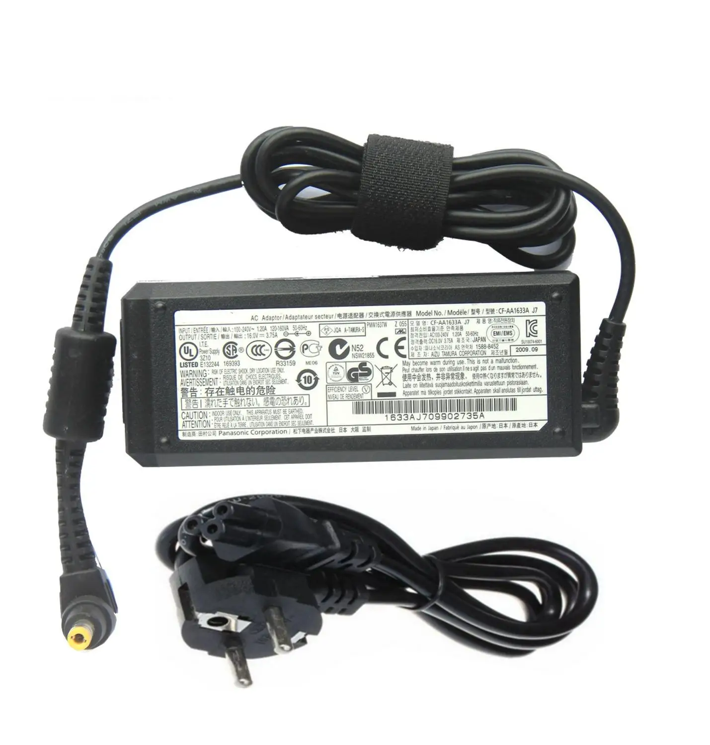 For Panasonic 16V 3.75a Laptop AC Adaptor Charger M1 2 3 CF-AA1633AJ7 TOUGHBOOK CF-R3 CF-18 T7 Power Adapter
For Panasonic 16V 3.75a Laptop AC Adaptor Charger M1 2 3 CF-AA1633AJ7 TOUGHBOOK CF-R3 CF-18 T7 Power Adapter