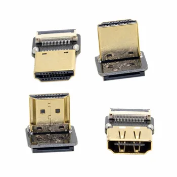 Angled FPV HDMI Type A Connector Adapter Plug& Socket for FPV HDTV Multicopter Aerial Photography RED BMCC FS7 C300
Angled FPV HDMI Type A Connector Adapter Plug& Socket for FPV HDTV Multicopter Aerial Photography RED BMCC FS7 C300