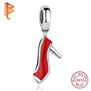 BELAWANG 925 Sterling Silver Sexy Red Stiletto Dangle Charm for Women Fit Original Charm Bracelets Fashion Jewelry Accessories
BELAWANG 925 Sterling Silver Sexy Red Stiletto Dangle Charm for Women Fit Original Charm Bracelets Fashion Jewelry Accessories