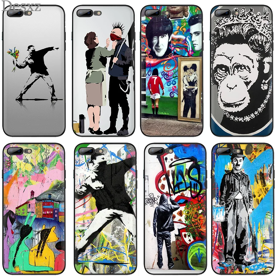 Silicone TPU Case For iPhone X XR XS Max 6 6s 7 8 Plus 5 5s SE Street Art Banksy Graffiti Panda
Silicone TPU Case For iPhone X XR XS Max 6 6s 7 8 Plus 5 5s SE Street Art Banksy Graffiti Panda