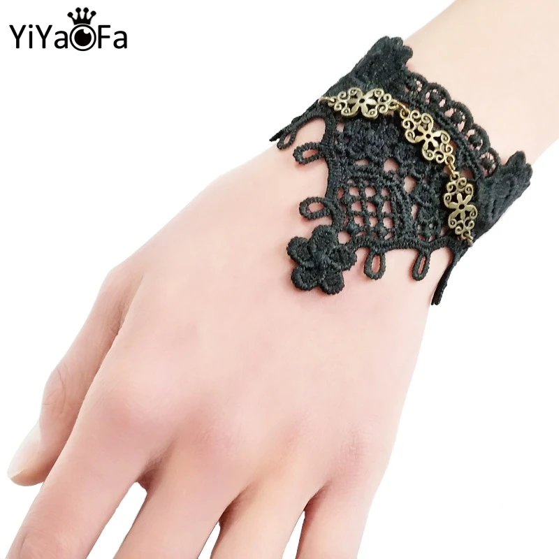 YiYaoFa Handmade Gift Vintage Black Lace Bracelet for Women Accessories Gothic Jewelry Charm Bracelet Wedding Jewelry LB-71
YiYaoFa Handmade Gift Vintage Black Lace Bracelet for Women Accessories Gothic Jewelry Charm Bracelet Wedding Jewelry LB-71