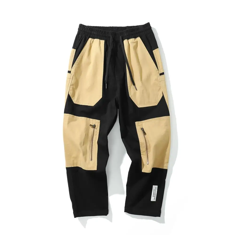 Spliced Color Block Multi Pockets Streetwear Harem Trousers Drawstring Elastic Waist Sweatpants Jogger Cargo Safari Pants Men
Spliced Color Block Multi Pockets Streetwear Harem Trousers Drawstring Elastic Waist Sweatpants Jogger Cargo Safari Pants Men