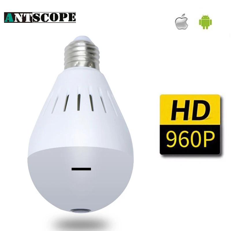 Antscope 960P HD Camera WiFi CCTV Fisheye Bulb Lamp Panoramic 360 Angle Camera Night Vision Surveillance Security Kamera 42
Antscope 960P HD Camera WiFi CCTV Fisheye Bulb Lamp Panoramic 360 Angle Camera Night Vision Surveillance Security Kamera 42