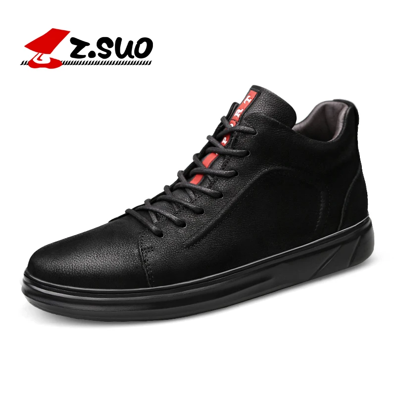 Z.SUO Winter Men Leather Ankle Vulcanize Shoes Big Size 37-47 Add Fur Warm Flats Male Youth Fashion Lace up Rubber Footwear
Z.SUO Winter Men Leather Ankle Vulcanize Shoes Big Size 37-47 Add Fur Warm Flats Male Youth Fashion Lace up Rubber Footwear