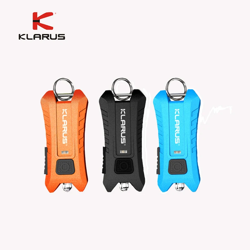 

KLARUS Mi2 Portable Light Micro-USB Rechargeable EDC Pocket Flashlight Waterproof Mini Size Light weight 3 Colorful Key Lamp