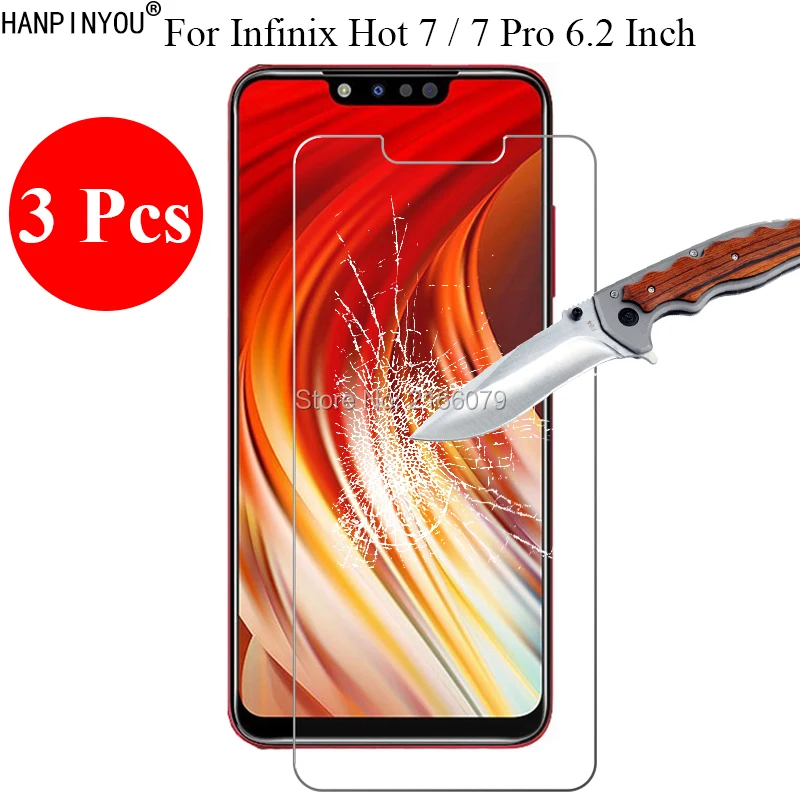3 Pcs/Lot New 9H 2.5D Tempered Glass Screen Protector For Infinix Hot 7 / 7 Pro X625B 6.2" Protective Film + Clean Tools
3 Pcs/Lot New 9H 2.5D Tempered Glass Screen Protector For Infinix Hot 7 / 7 Pro X625B 6.2" Protective Film + Clean Tools