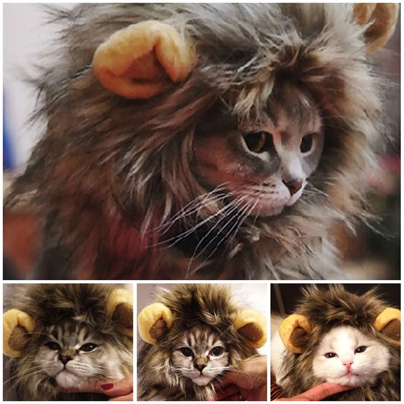 1PCS lion Wig with Ears Pet Dog Costume Funny Lion Hair Hat Lion Mane Wig Hat Party Funny Cute Costume Accessory Pet Cosplay
1PCS lion Wig with Ears Pet Dog Costume Funny Lion Hair Hat Lion Mane Wig Hat Party Funny Cute Costume Accessory Pet Cosplay