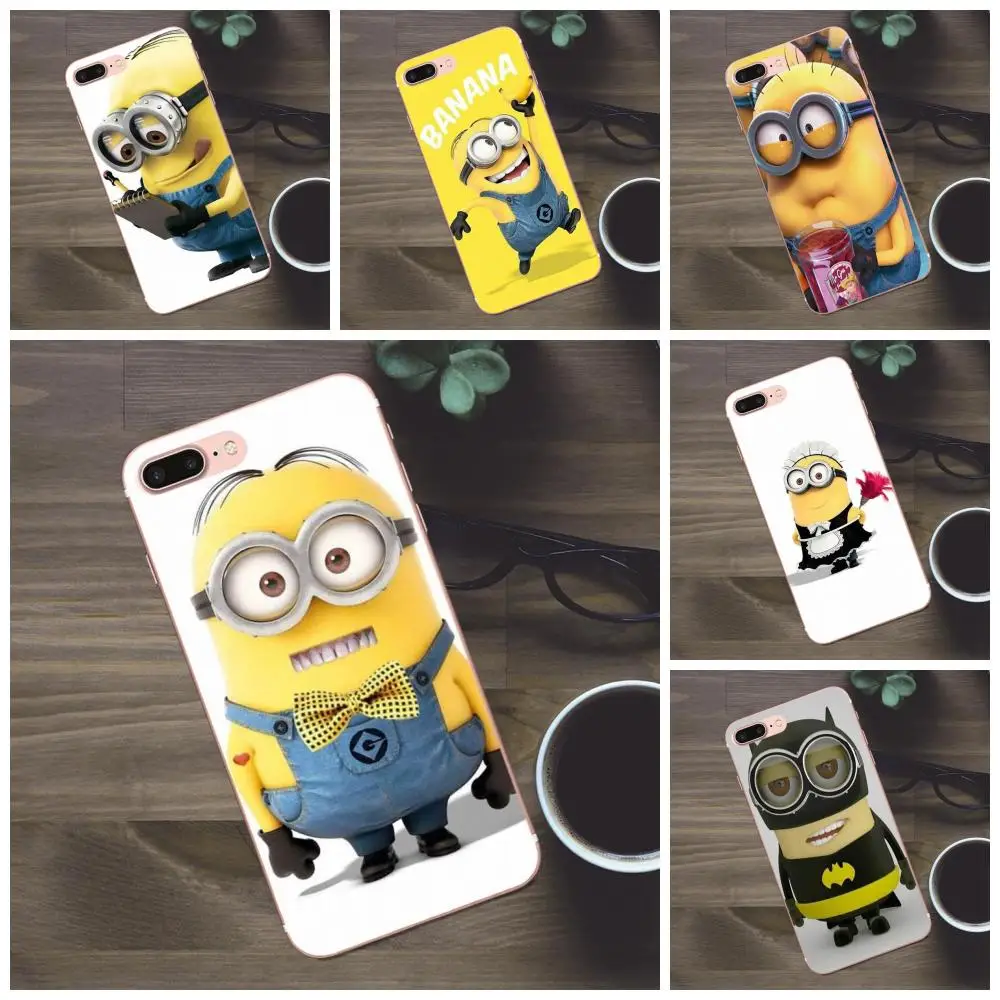 Мягкие ТПУ чехлы с милыми мультяшными миньонами чехол для Huawei G8 Honor 5C 5X 6 6X 7 8 9 Y5II Mate