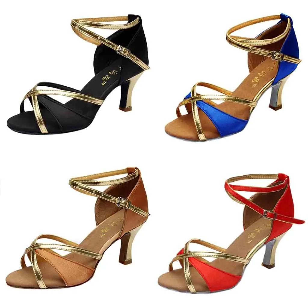 YOUYEDIAN Girl Latin Danc Shoes Med-Heels Satin Shoes Party Tango Salsa Danc Shoes women leather pointed toe high heels #G25
YOUYEDIAN Girl Latin Danc Shoes Med-Heels Satin Shoes Party Tango Salsa Danc Shoes women leather pointed toe high heels #G25