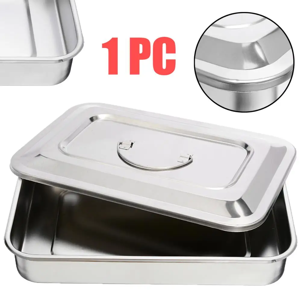 Tray Stainless Steel Medical Surgical Dental Dish Lab Instrument Tools Storage Environmental Convenient Medical Devices with Lid
Tray Stainless Steel Medical Surgical Dental Dish Lab Instrument Tools Storage Environmental Convenient Medical Devices with Lid