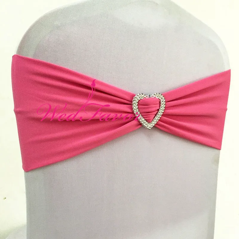 100pcs Rose Pink Lycra Spandex Chair Cover Sash Bands With Heart Buckle Elastic Stretch Chair Bow Ties For Event Hotel Wedding
100pcs Rose Pink Lycra Spandex Chair Cover Sash Bands With Heart Buckle Elastic Stretch Chair Bow Ties For Event Hotel Wedding