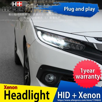 Hireno Headlamp for 2016 Honda Civic Headlight Headlight Assembly LED DRL Angel Lens Double Beam HID Xenon 2pcs
Hireno Headlamp for 2016 Honda Civic Headlight Headlight Assembly LED DRL Angel Lens Double Beam HID Xenon 2pcs