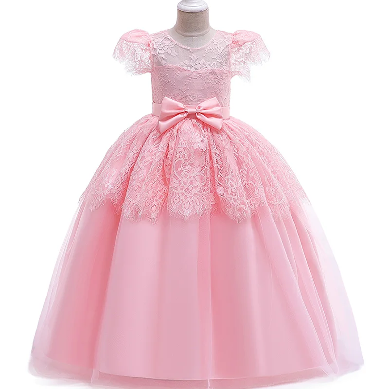 Girls Children's Wedding Dress First Communion Long Short Sleeve Lace Princess Party Prom Dress For Girls 4-12 Year Baby Costume
Girls Children's Wedding Dress First Communion Long Short Sleeve Lace Princess Party Prom Dress For Girls 4-12 Year Baby Costume