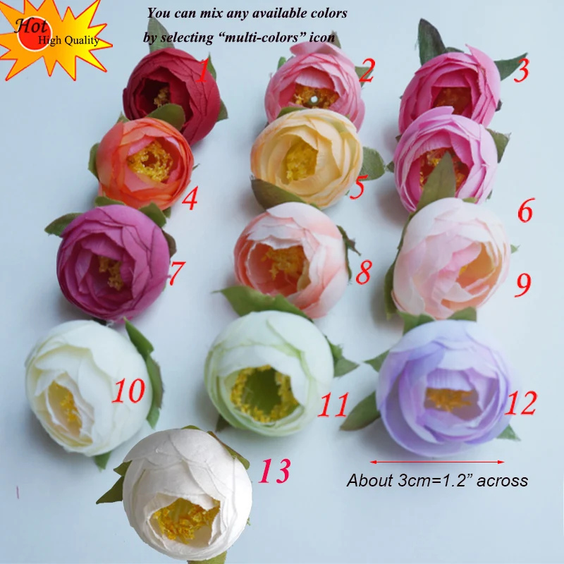 100pcs/lot Artificial Flowers Silk Camellia Tea Rose Heads Decorative Flowers DIY Craft Supplies Of Wreath flores artificiais
100pcs/lot Artificial Flowers Silk Camellia Tea Rose Heads Decorative Flowers DIY Craft Supplies Of Wreath flores artificiais