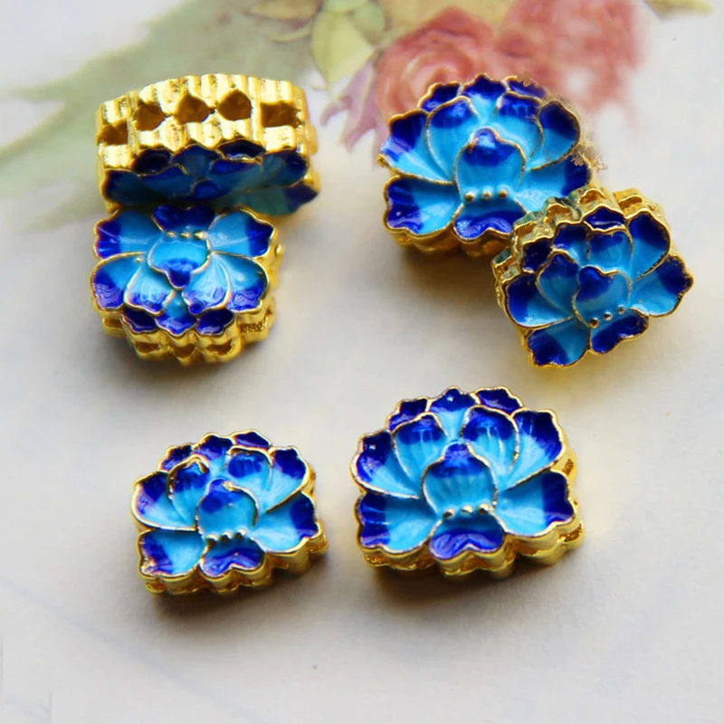 Aladdin Cloisonne Ename Gold plated Lotus flower diy Creative gifts enamel filigree beads Jewelry accessories multihole pendant
Aladdin Cloisonne Ename Gold plated Lotus flower diy Creative gifts enamel filigree beads Jewelry accessories multihole pendant