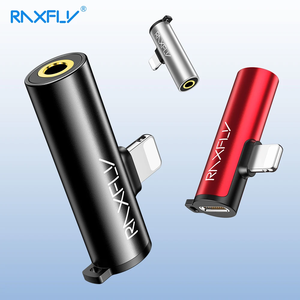 RAXFLY 2 in 1 For Lighting to 3.5mm Jack Audio Adapter Charging For iPhone X XS Max XR Headphone Connector OTG Splitter Adapter
RAXFLY 2 in 1 For Lighting to 3.5mm Jack Audio Adapter Charging For iPhone X XS Max XR Headphone Connector OTG Splitter Adapter