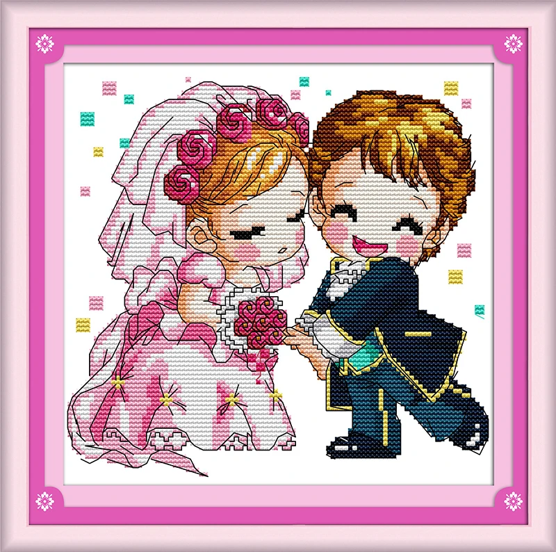 Joy Sunday Romantic Wedding Ceremony Cross Stitch Christmas Patterns Crafts Painting Needlework Embroidery Wedding Cross Stitch
Joy Sunday Romantic Wedding Ceremony Cross Stitch Christmas Patterns Crafts Painting Needlework Embroidery Wedding Cross Stitch