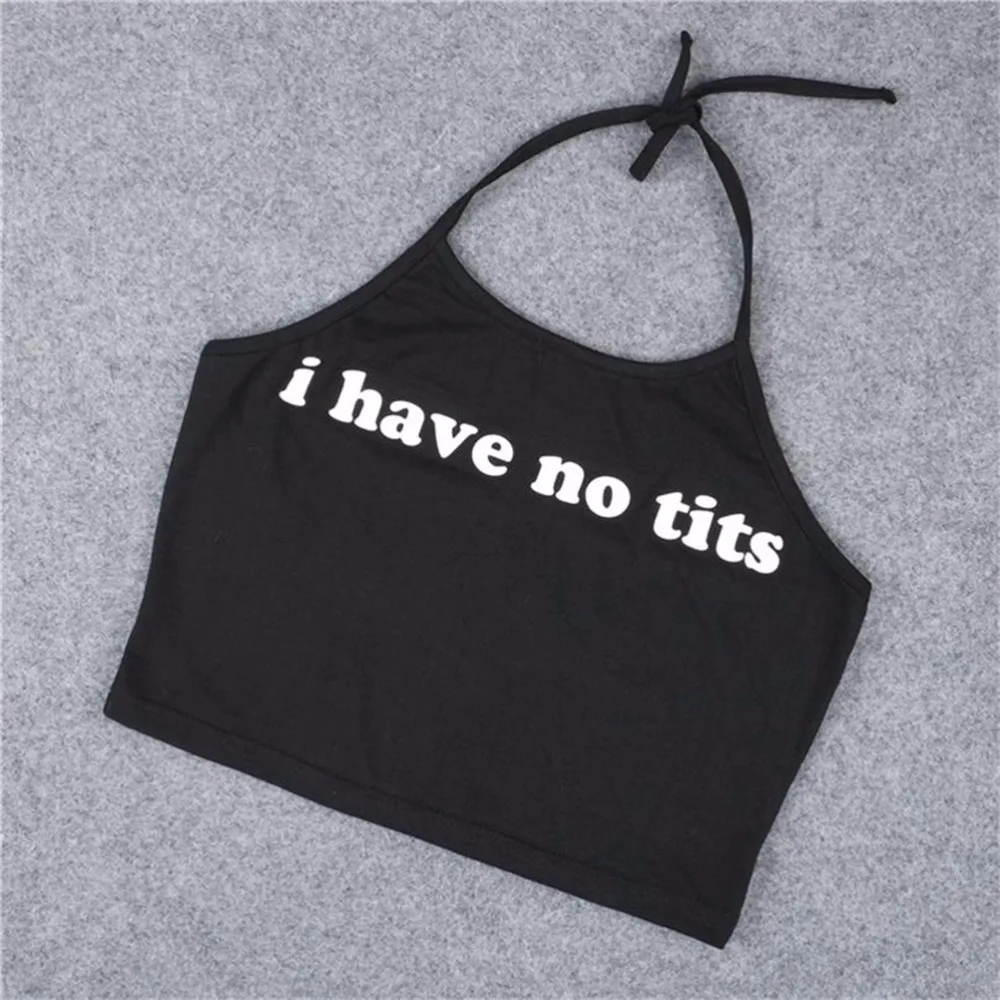 1PC Summer Women Tops Sexy Camis Letter I Have No Tits Print Chiffon Vest Tops Spaghetti Strap Camis Cotton Vest Tank Tops
1PC Summer Women Tops Sexy Camis Letter I Have No Tits Print Chiffon Vest Tops Spaghetti Strap Camis Cotton Vest Tank Tops