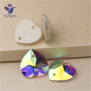 YANRUO 2202TH Heart 40mm AB Glass Stones Flat Back Glitter Strass DIY Crafts Sew On Crystal Rhinestones For Dresses
YANRUO 2202TH Heart 40mm AB Glass Stones Flat Back Glitter Strass DIY Crafts Sew On Crystal Rhinestones For Dresses