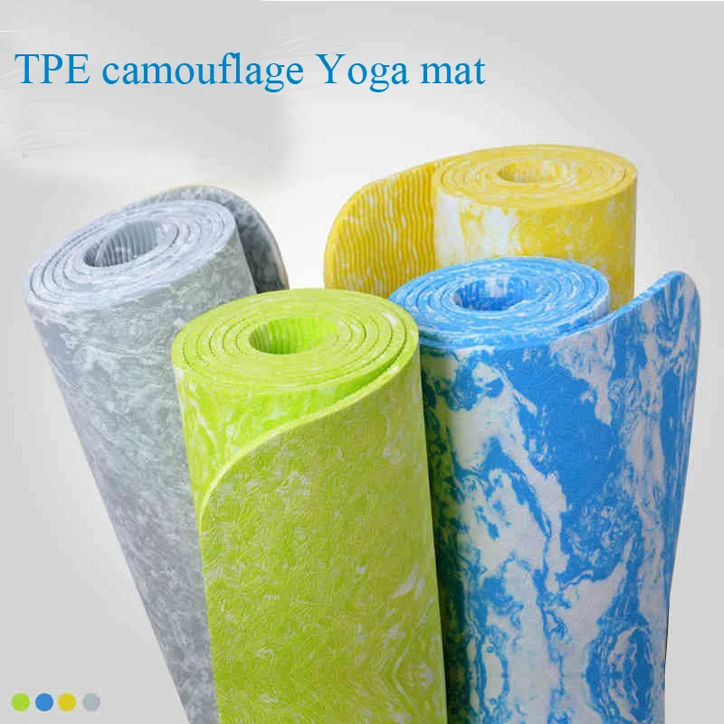 2016 camouflage TPE 6 mm Non-Slip Yoga Mat Exercise Fitness Mat light Weight Eco-friendly 185*62*0.6 cm Body Building 4colors
2016 camouflage TPE 6 mm Non-Slip Yoga Mat Exercise Fitness Mat light Weight Eco-friendly 185*62*0.6 cm Body Building 4colors