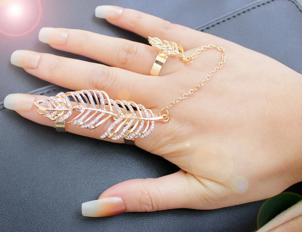 F&U Fashion Gold and Silver Plated Chain Link Ring Set Free Size Chain Link Ring for 2 Fingers for Fashion Girls R066
F&U Fashion Gold and Silver Plated Chain Link Ring Set Free Size Chain Link Ring for 2 Fingers for Fashion Girls R066