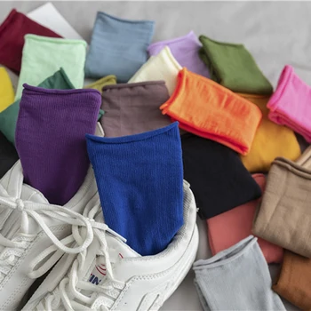 Fluorscent Socks 2020 Women Funny Socks Long Socks Harajuku School Style Cotton Solid Color Fashion Fresh Socks For Female
Fluorscent Socks 2020 Women Funny Socks Long Socks Harajuku School Style Cotton Solid Color Fashion Fresh Socks For Female
