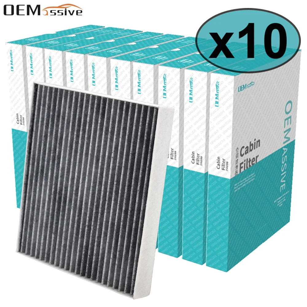 10PC Car Pollen Cabin Air Filter Activated Carbon For Hyundai Solaris Tucson TL Kia Rio IV Sportage QL 2016 2017 2018 2019
10PC Car Pollen Cabin Air Filter Activated Carbon For Hyundai Solaris Tucson TL Kia Rio IV Sportage QL 2016 2017 2018 2019