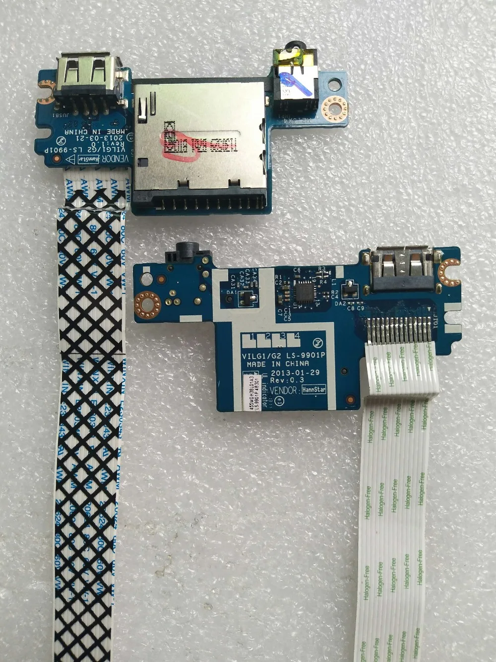 Оригинальный считыватель аудиокарт USB с кабелем LS-9901P для Lenovo G500S G505S | Компьютеры и
