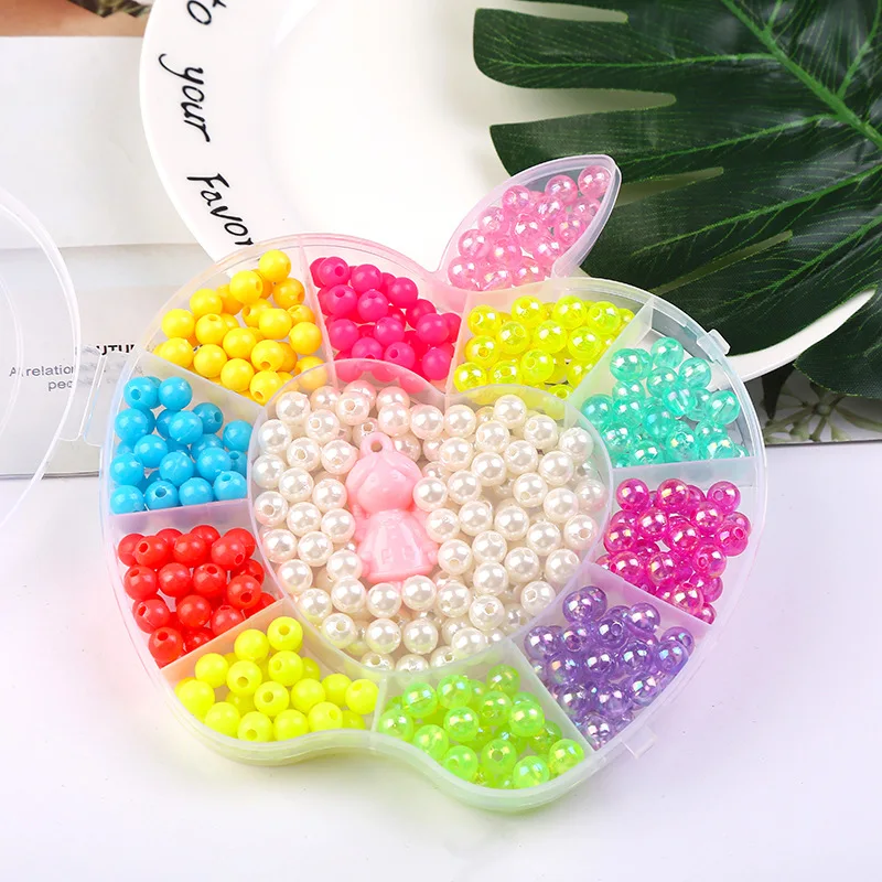 Diy children's beaded toys, early childhood education materials, children's wear beads, educational toys, apple models
Diy children's beaded toys, early childhood education materials, children's wear beads, educational toys, apple models