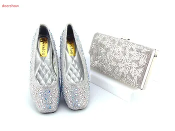 doershow Shoes and Bag Set African Sets 2017 Ladies Italian Shoes and Bag Set Decorated with Rhinestone Nigerian Shoes HJN1-2
doershow Shoes and Bag Set African Sets 2017 Ladies Italian Shoes and Bag Set Decorated with Rhinestone Nigerian Shoes HJN1-2