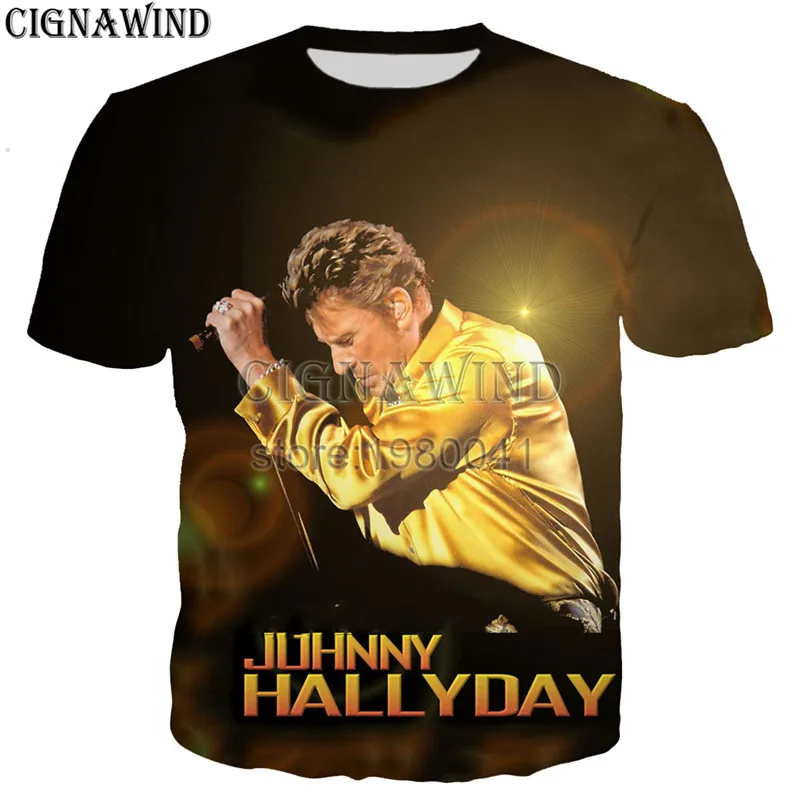 New funny t shirts men/women hip hop Johnny Hallyday France Elvis Presley 3D print t-shirt Harajuku style tshirt streetwear tops
New funny t shirts men/women hip hop Johnny Hallyday France Elvis Presley 3D print t-shirt Harajuku style tshirt streetwear tops