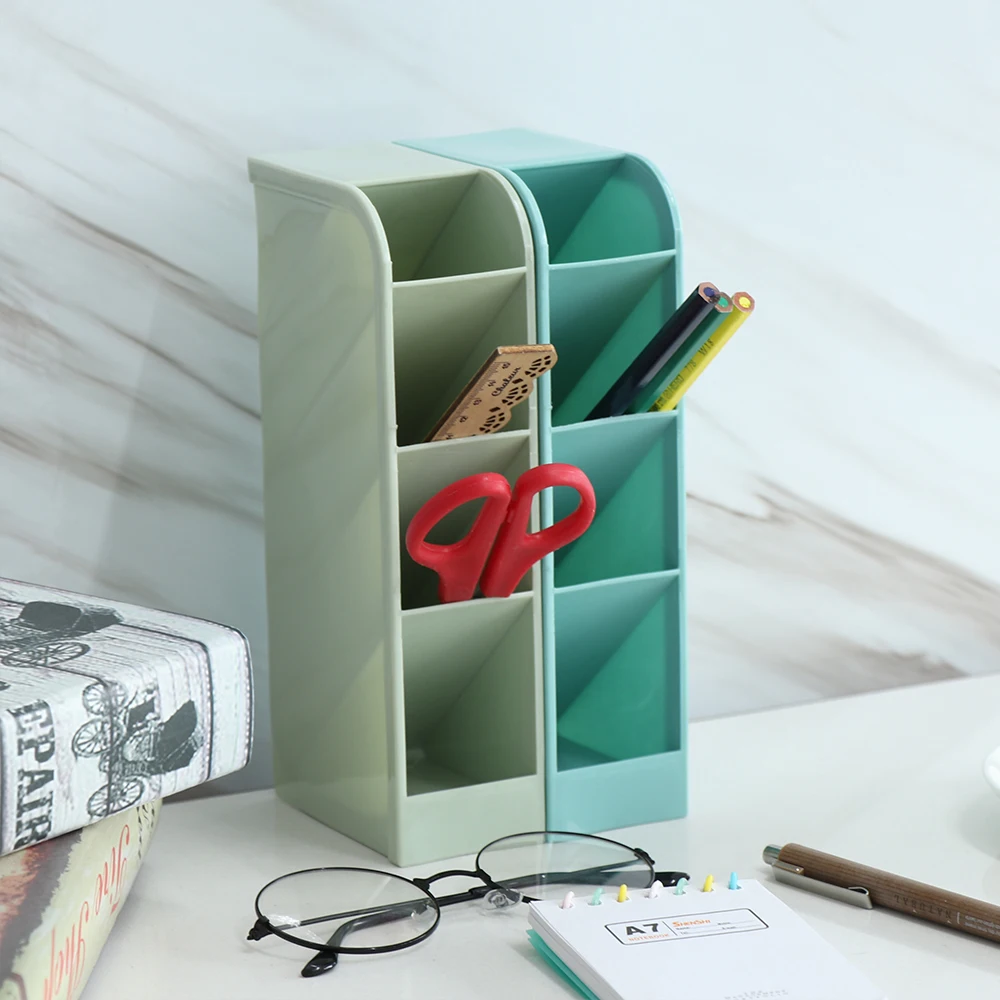1PC New Plastic Desk Organizer Desktop Office Pen Pencil Holder Makeup Storage Tray Makeup Brush Container Students Favors
1PC New Plastic Desk Organizer Desktop Office Pen Pencil Holder Makeup Storage Tray Makeup Brush Container Students Favors