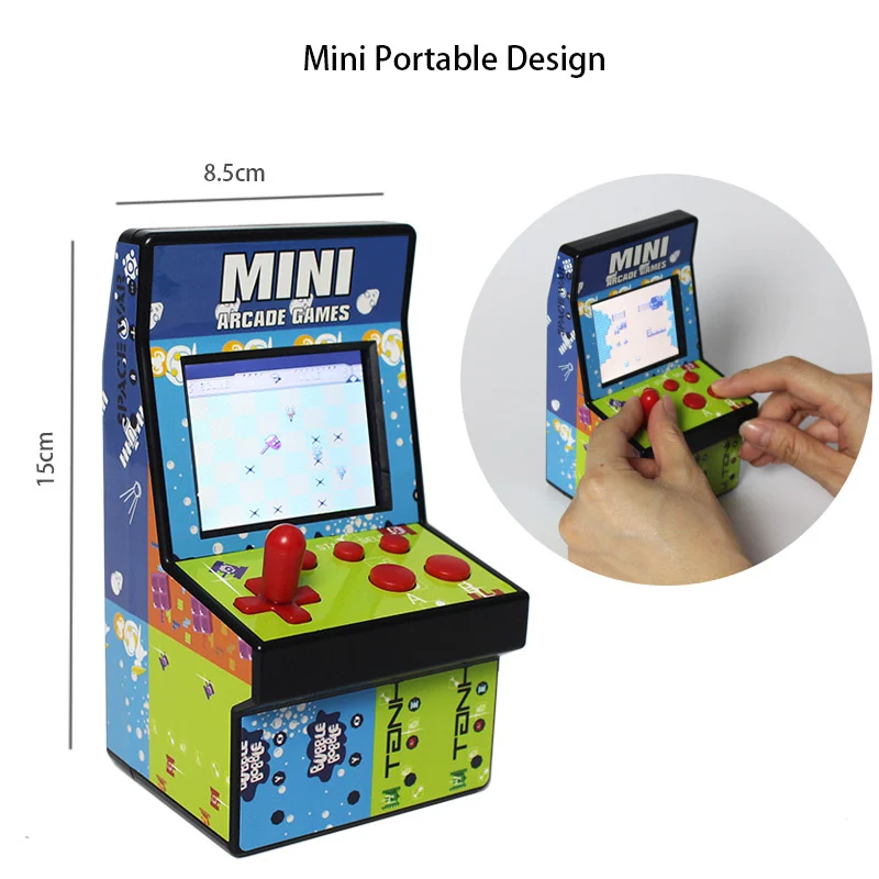 Mini 8 Bits Retro Game Console Handheld Portable Classic Arcade Console Box 2.8 inch Screen Built in 200 games gift for Children
Mini 8 Bits Retro Game Console Handheld Portable Classic Arcade Console Box 2.8 inch Screen Built in 200 games gift for Children
