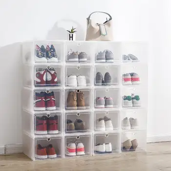 Eco-Friendly Shoe Storage Box Case Transparent Plastic Rectangle PP Organizer Thickened drawer
Eco-Friendly Shoe Storage Box Case Transparent Plastic Rectangle PP Organizer Thickened drawer