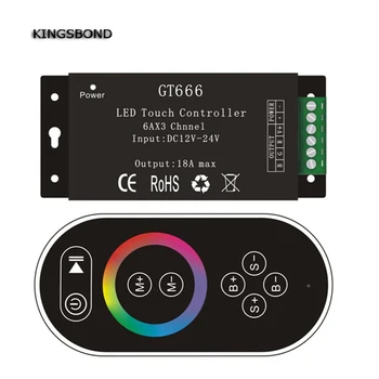DC12-24V 18A RF RGB controller led touch remote controller for RGB led strip 5050 GT666 Free shipping
DC12-24V 18A RF RGB controller led touch remote controller for RGB led strip 5050 GT666 Free shipping