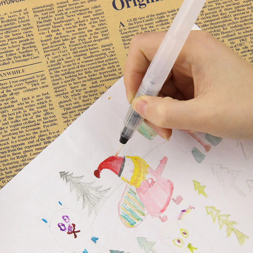 Different Shape Large Capacity Barrel Water Paint Brush Set For Self Moistening Pen Calligraphy Drawing Art Supplies 6PCS/Lot
Different Shape Large Capacity Barrel Water Paint Brush Set For Self Moistening Pen Calligraphy Drawing Art Supplies 6PCS/Lot