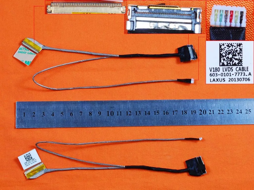 New Laptop LCD Cable For SONY SVE11 E11 SVE1 SVE11113F SVE11A11L V180 PN: 603-0101-7773_A Screen LVDS Connector
New Laptop LCD Cable For SONY SVE11 E11 SVE1 SVE11113F SVE11A11L V180 PN: 603-0101-7773_A Screen LVDS Connector