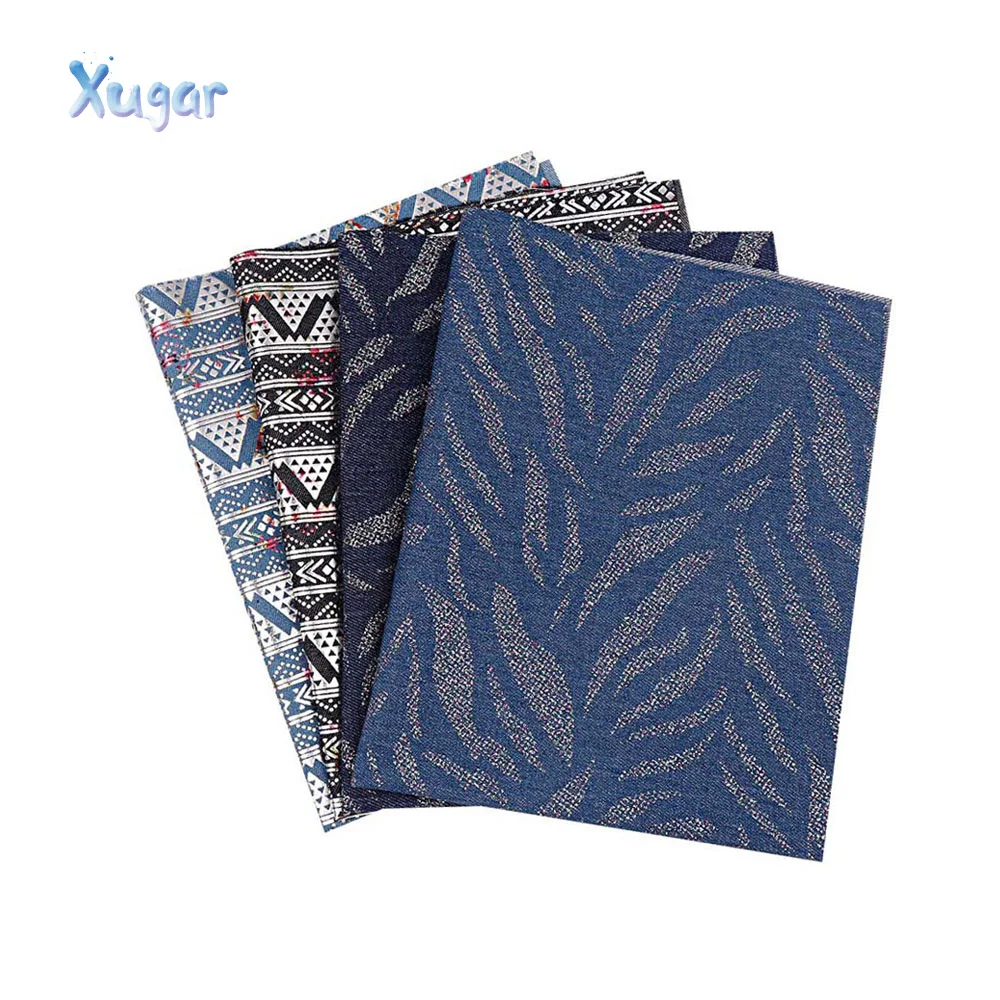 Xugar 40CM*50CM Denim Fabric Cowboy Clothes Quilt Fabric For Hair Bows Skirt Jeans DIY Handmade Sewing Materials Printed Designs
Xugar 40CM*50CM Denim Fabric Cowboy Clothes Quilt Fabric For Hair Bows Skirt Jeans DIY Handmade Sewing Materials Printed Designs