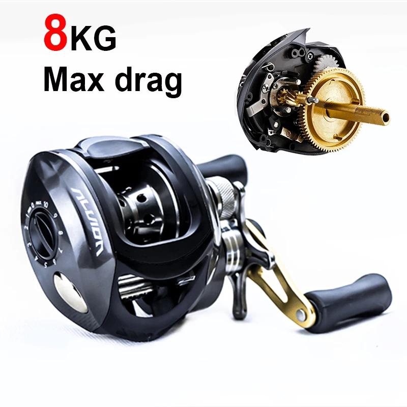 NEW Power Drag Baitcasting Reel Super Lightweight Fishing Reel High Speed 7.0:1 Gear Ratio Carp Reel Baitcasting Fishing Reel
NEW Power Drag Baitcasting Reel Super Lightweight Fishing Reel High Speed 7.0:1 Gear Ratio Carp Reel Baitcasting Fishing Reel