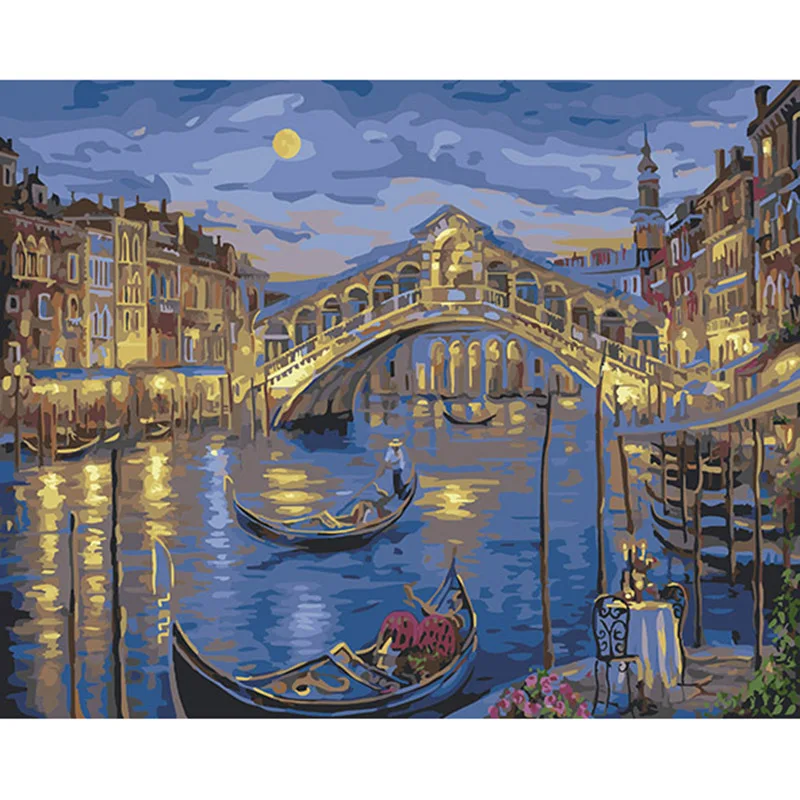 40x50 Venice night mass effect wall Oil Painting Coloring By Numbers on Canvas art home decor Modular poster pictures DY457
40x50 Venice night mass effect wall Oil Painting Coloring By Numbers on Canvas art home decor Modular poster pictures DY457