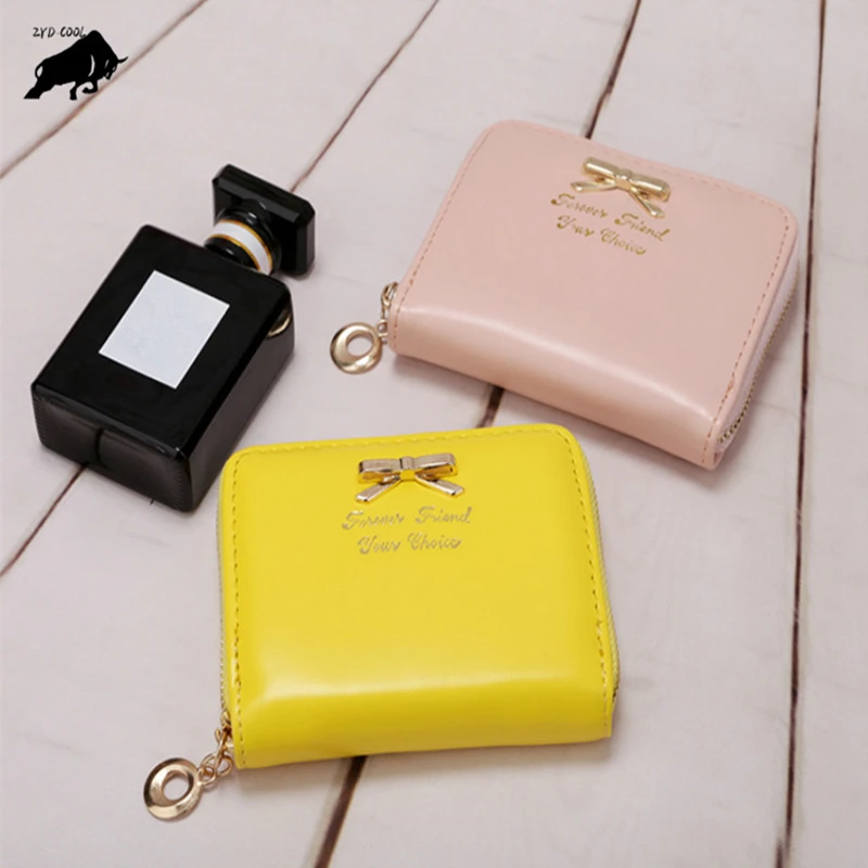 Fashion short Wallet Women Lady Wallets Purse Female Candy Color Bow Knot PU Leather Carteira Feminina for Coin Card Clutch Bag
Fashion short Wallet Women Lady Wallets Purse Female Candy Color Bow Knot PU Leather Carteira Feminina for Coin Card Clutch Bag