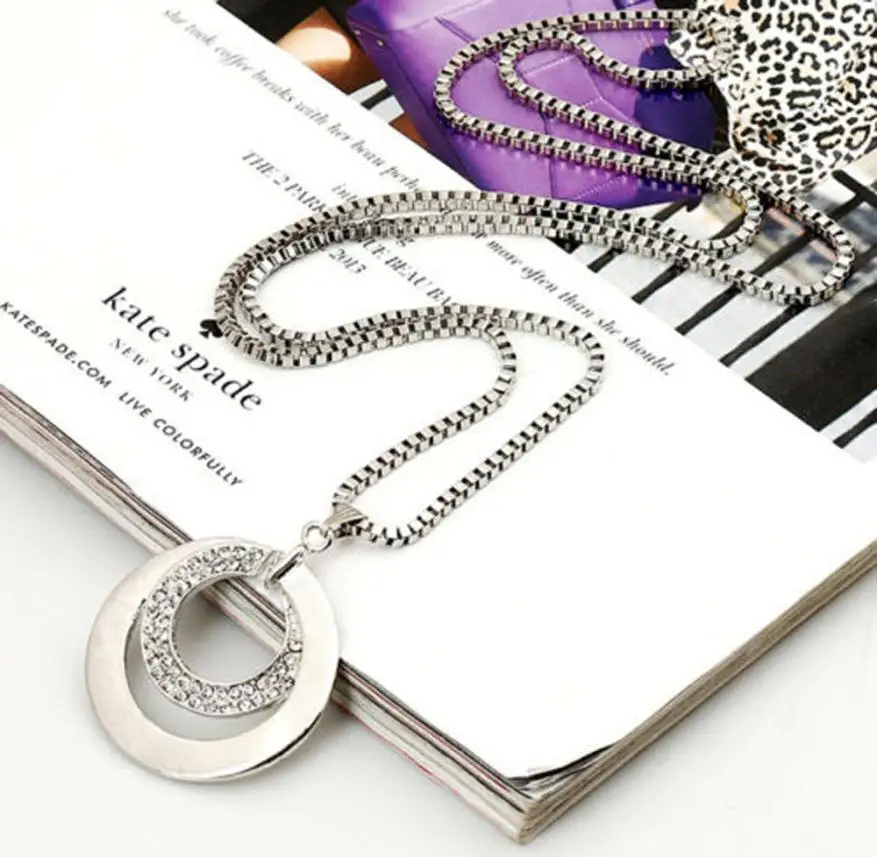 Diomedes Necklaces & Pendants Long Chain Women Fashion Crystal Rhinestone Silver Plated Gift necklaces pendants 2018JU20
Diomedes Necklaces & Pendants Long Chain Women Fashion Crystal Rhinestone Silver Plated Gift necklaces pendants 2018JU20