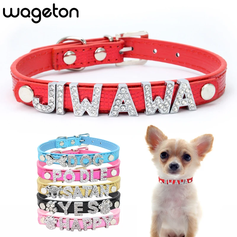 Customized Free Name Dog Collar Bling Crystal Rhinestone Luxury Plaid Leather Pet Accessories Personalized Puppies Cat Necklace
Customized Free Name Dog Collar Bling Crystal Rhinestone Luxury Plaid Leather Pet Accessories Personalized Puppies Cat Necklace