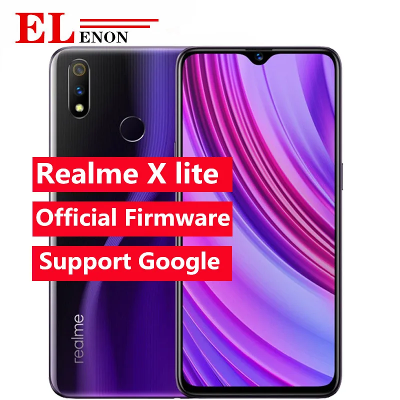 

OPPO Realme X Lite Mobile phone 6.3 Inch FHD+ 6GB 128GB Android G LTE Snapdragon 710 Octa Core 6.3" 20W VOOC 4045 mAh smartphone