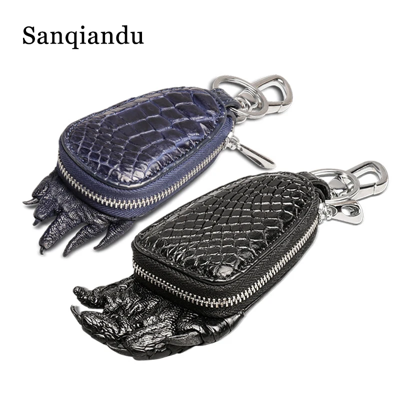 Unisex Men Luxury Car Key Bag Women Genuine Leather Key Wallet 100% Real Alligator Skin Housekeeper Male Key Holder Case Female
Unisex Men Luxury Car Key Bag Women Genuine Leather Key Wallet 100% Real Alligator Skin Housekeeper Male Key Holder Case Female