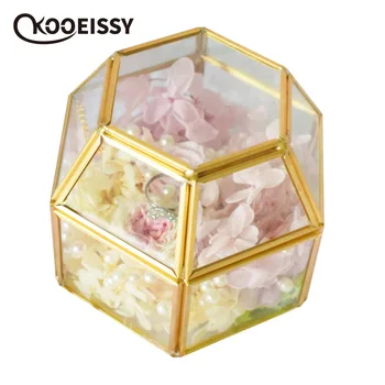 Refined Unique Wedding Favors Personalized Geometric Ring Box Flower Jewelry Box Ring Bearer Pillow For Wedding Decorations
Refined Unique Wedding Favors Personalized Geometric Ring Box Flower Jewelry Box Ring Bearer Pillow For Wedding Decorations