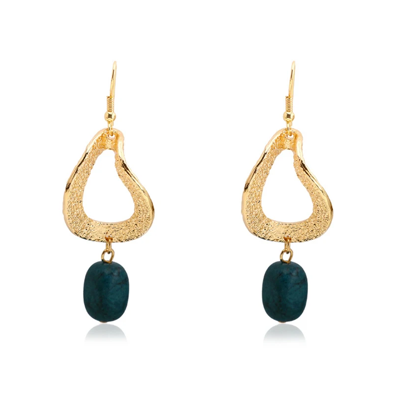 SRCOI Gold Color Alloy Twist Dangle Earrings Vintage Simple Irregular Geometric Circle Stone Earrings For Women Party Trendy New
SRCOI Gold Color Alloy Twist Dangle Earrings Vintage Simple Irregular Geometric Circle Stone Earrings For Women Party Trendy New